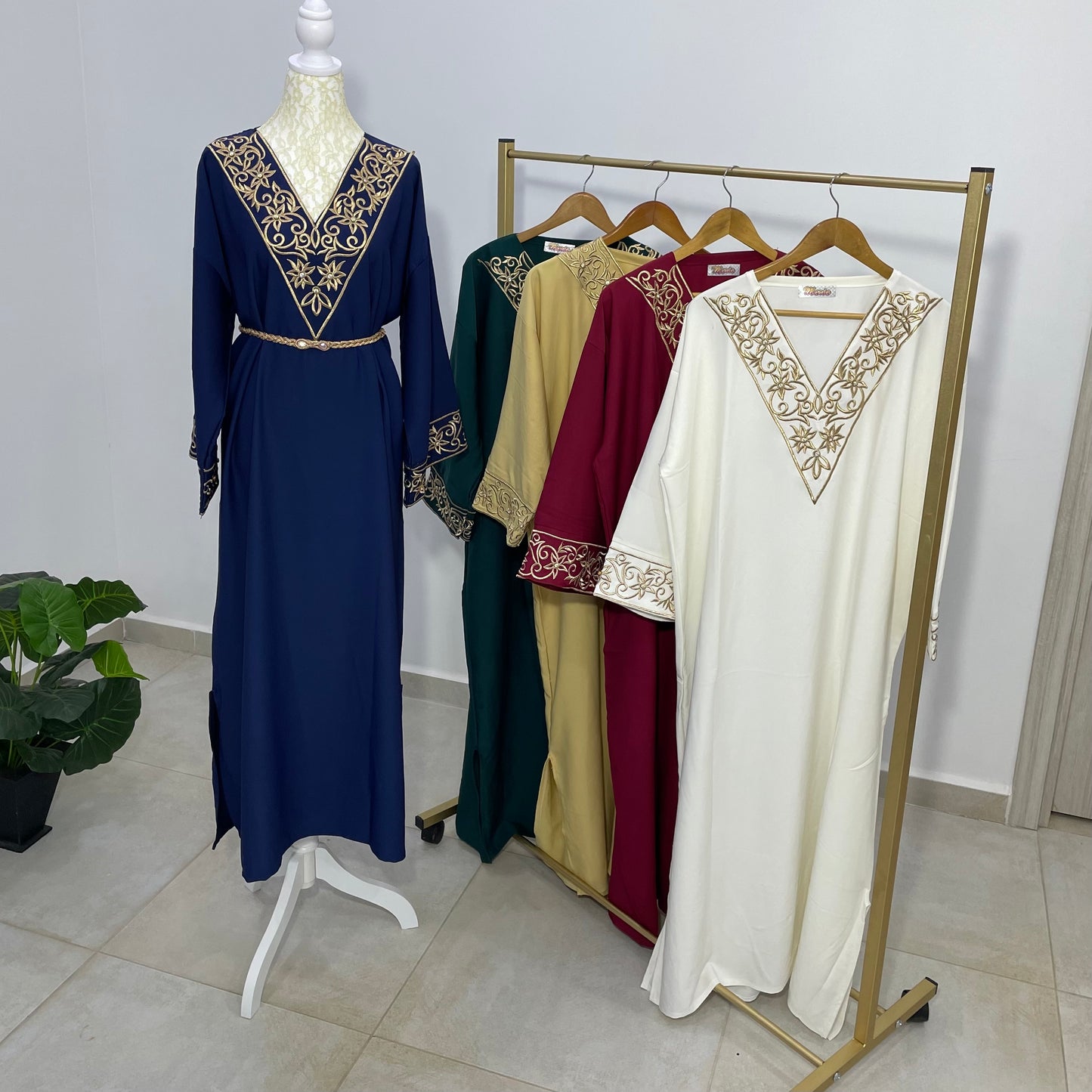 Robe style caftan avec ceinture β¨π«