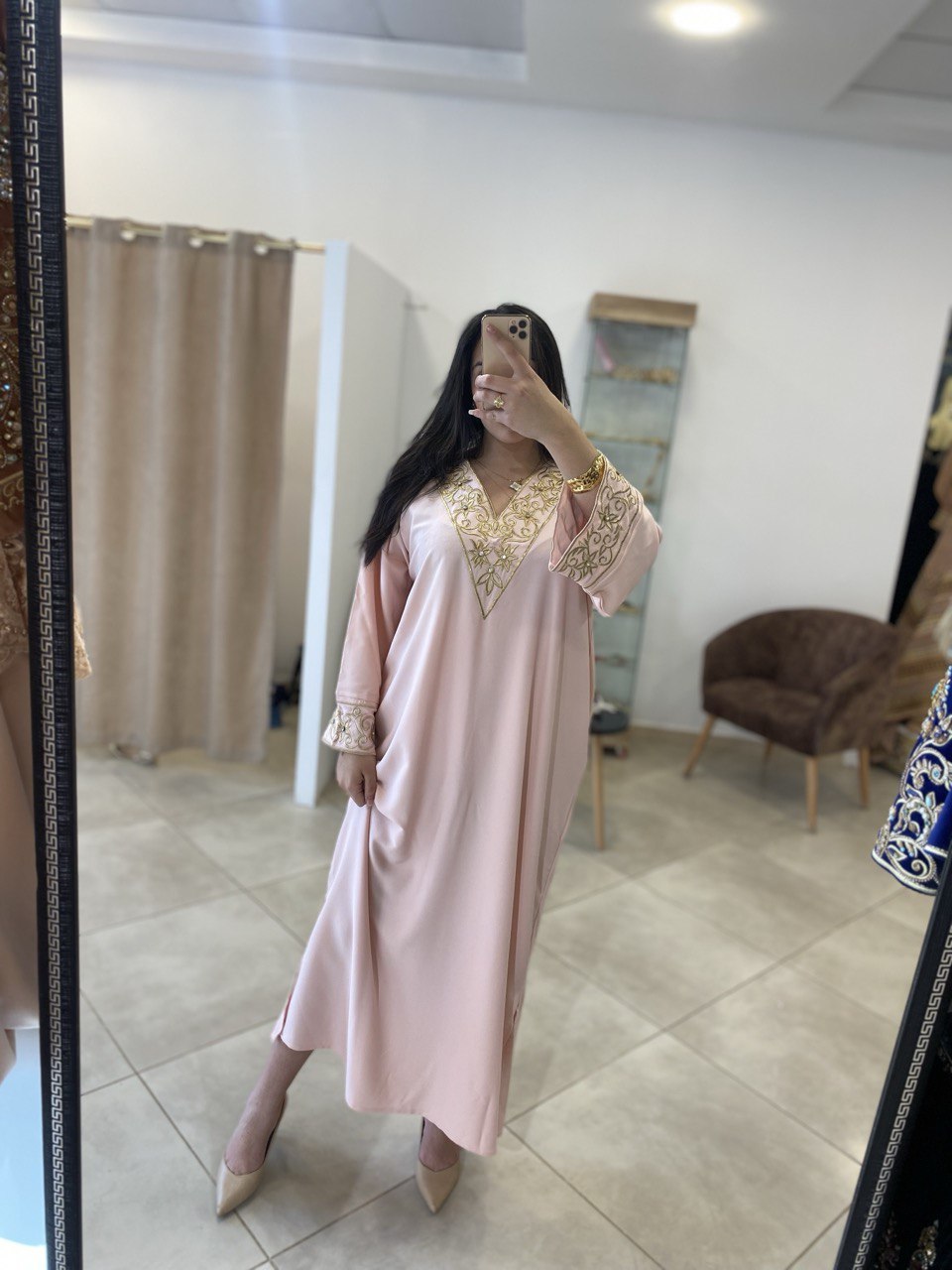 Robe style caftan avec ceinture β¨π«