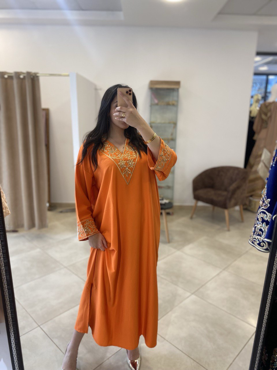 Robe style caftan avec ceinture β¨π«