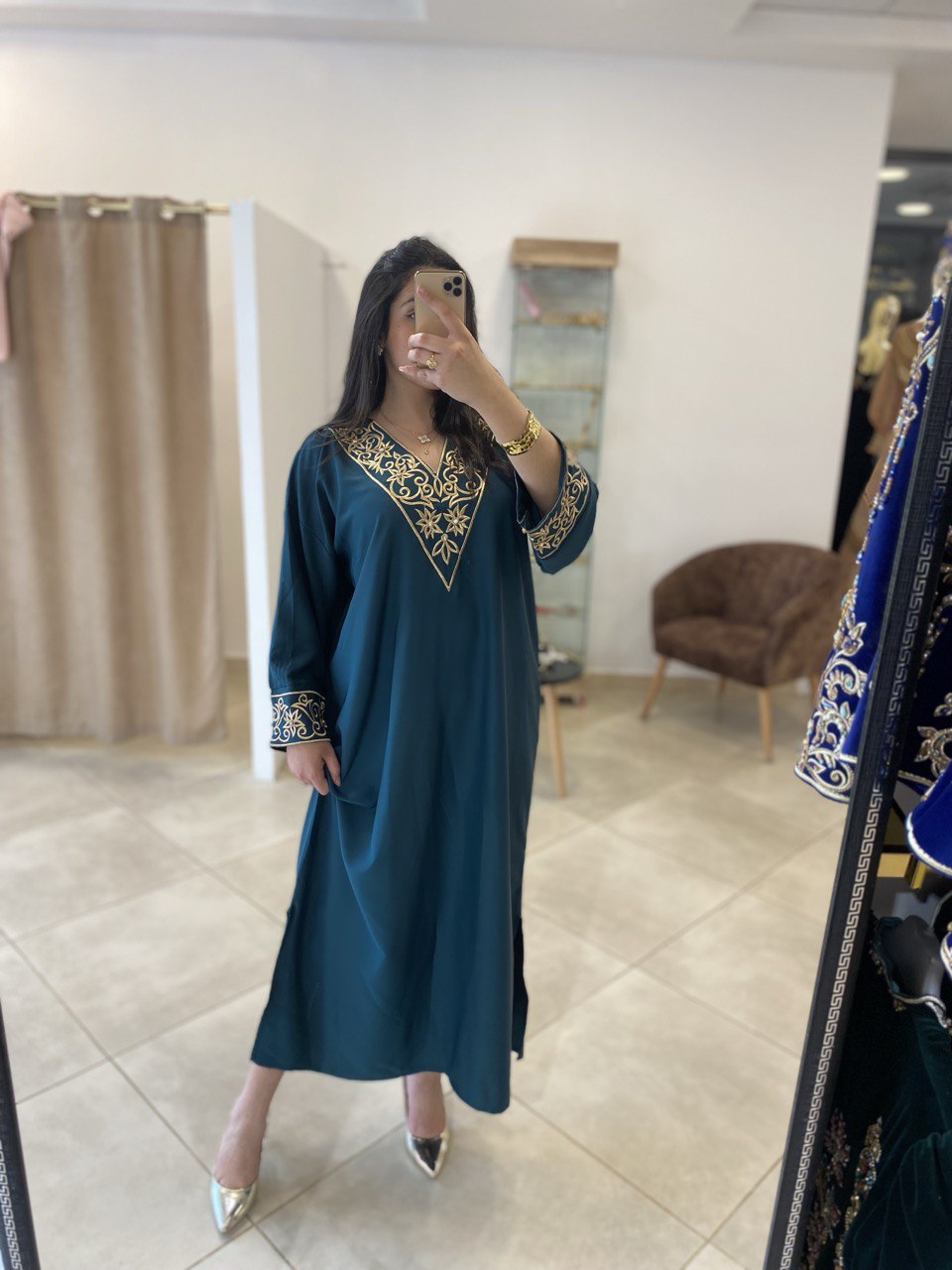 Robe style caftan avec ceinture β¨π«