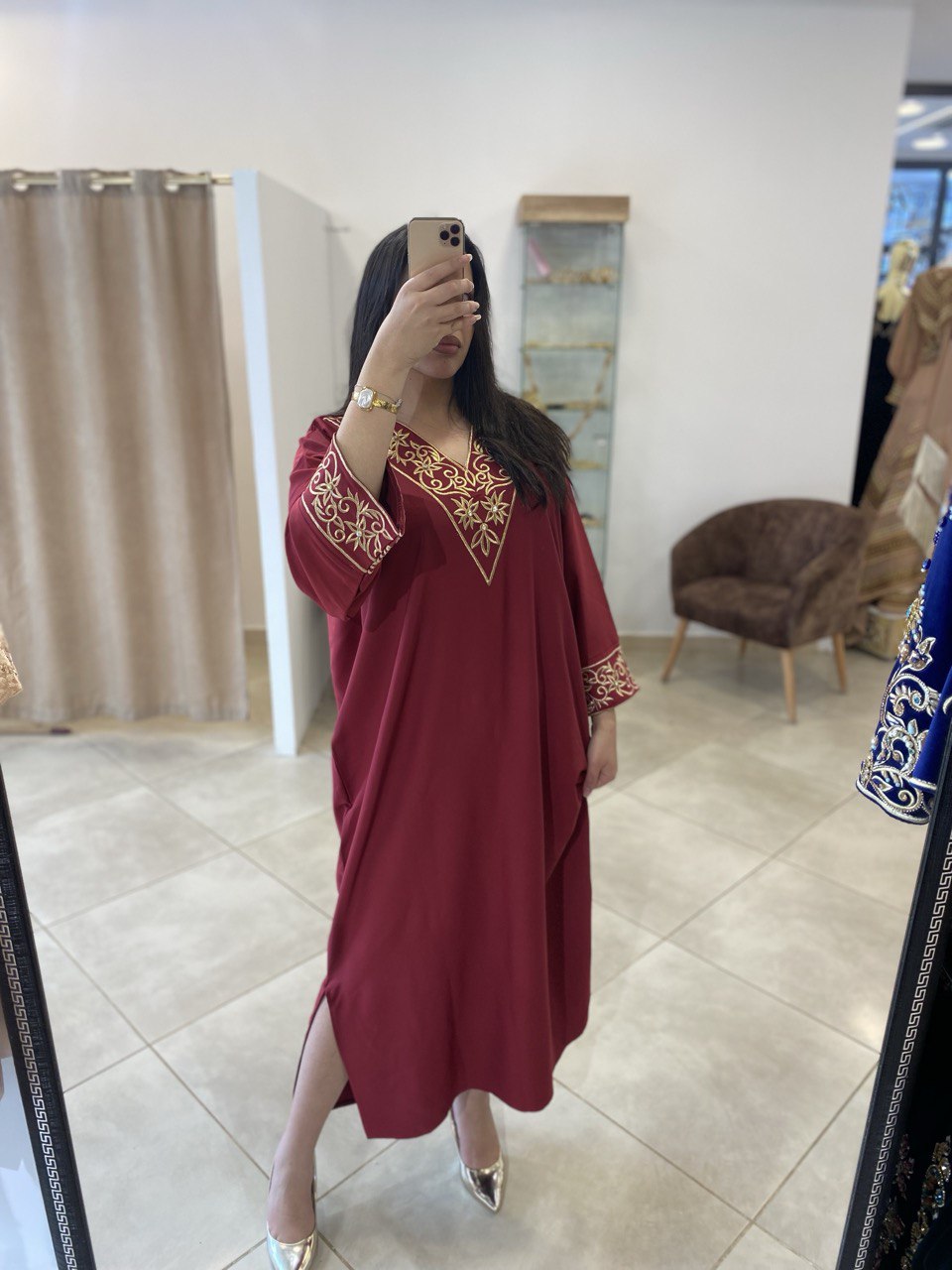 Robe style caftan avec ceinture β¨π«